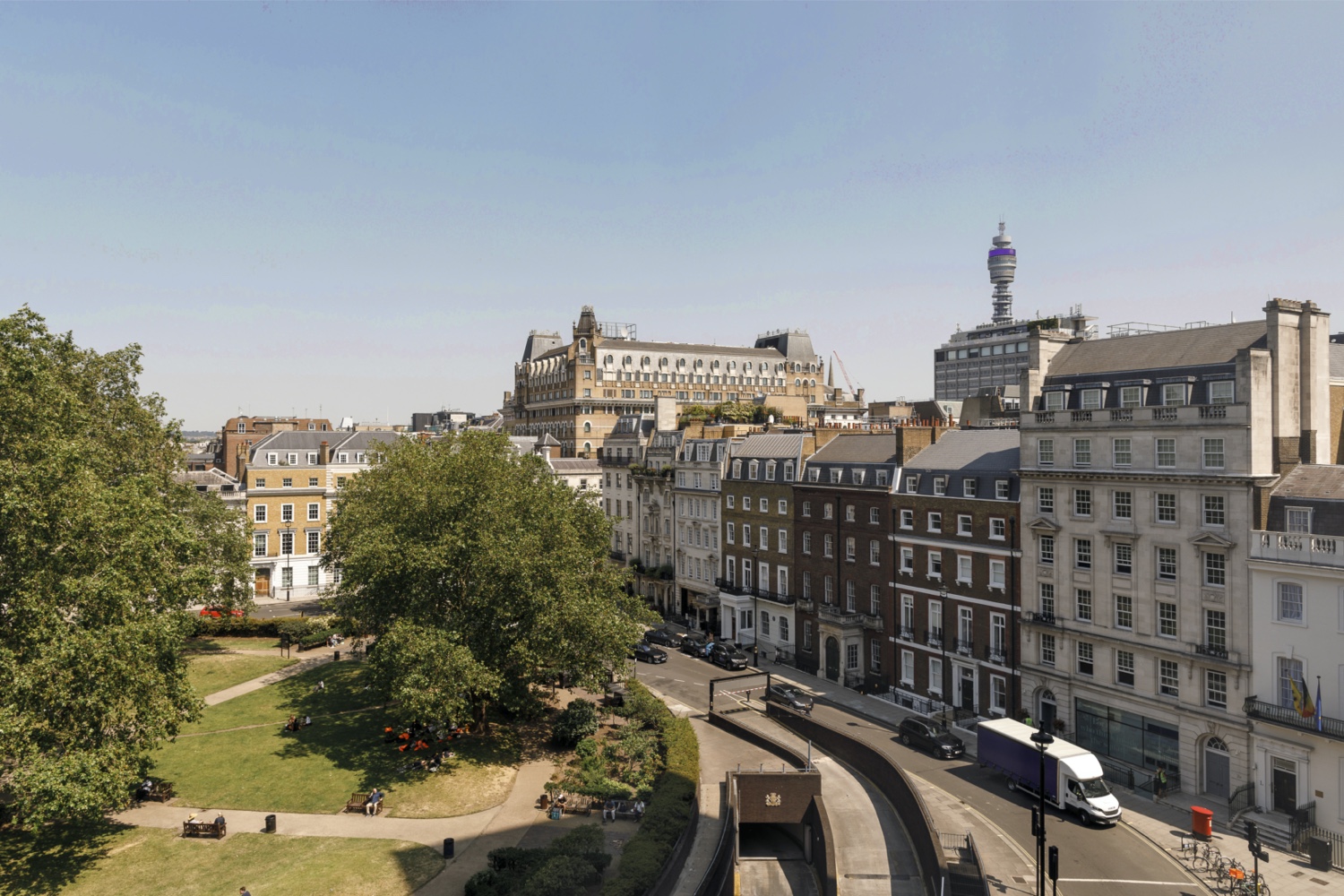 View of Cavendish Square from 5th Floor